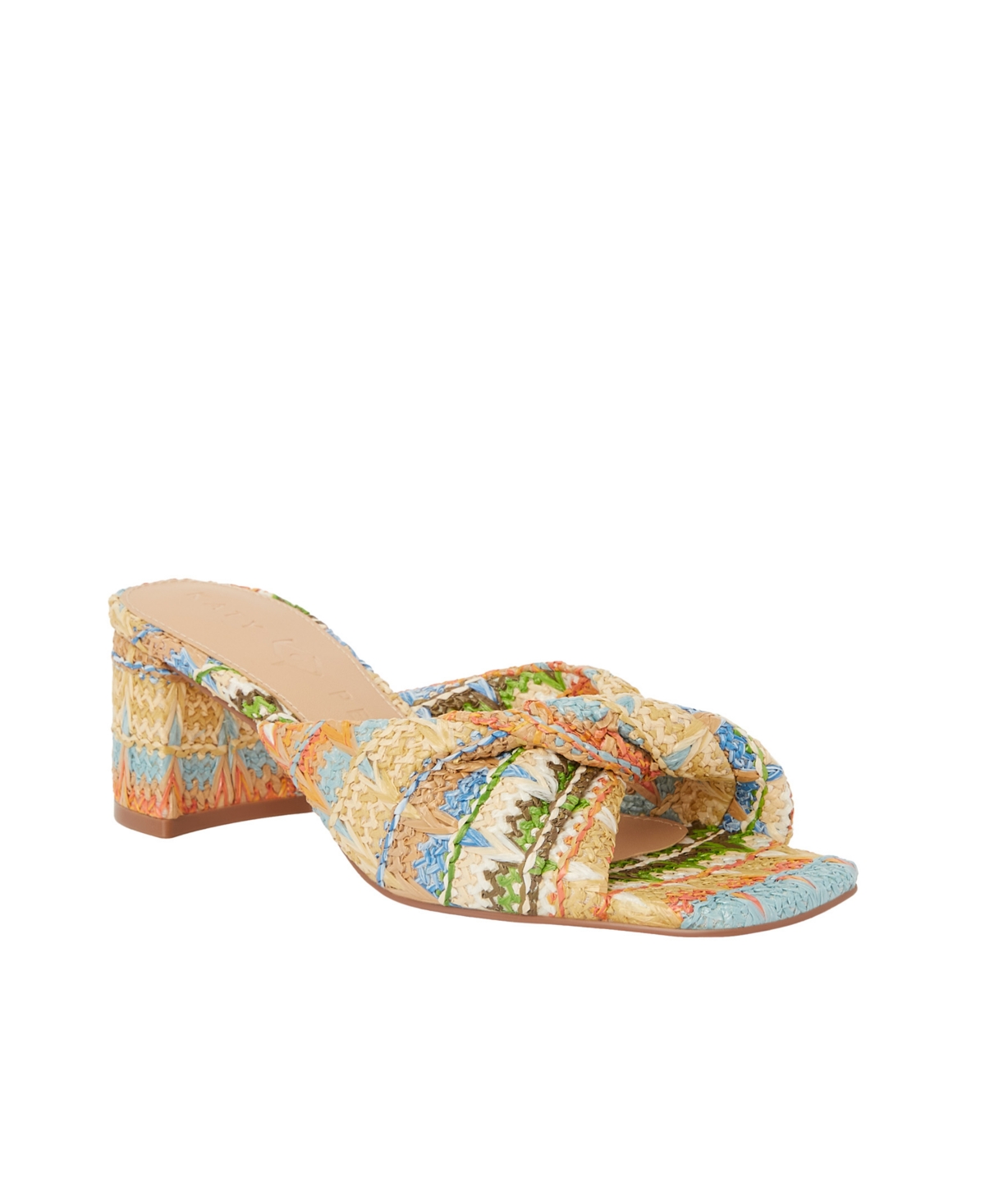 Shop Katy Perry Women's The Tooliped Twisted Slip-on Sandals In Natural Multi