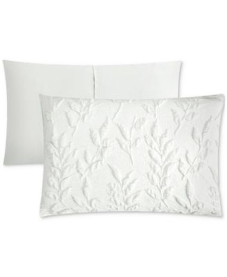 Jacquard Puckered Botanical 3-Pc. Comforter Set, Twin