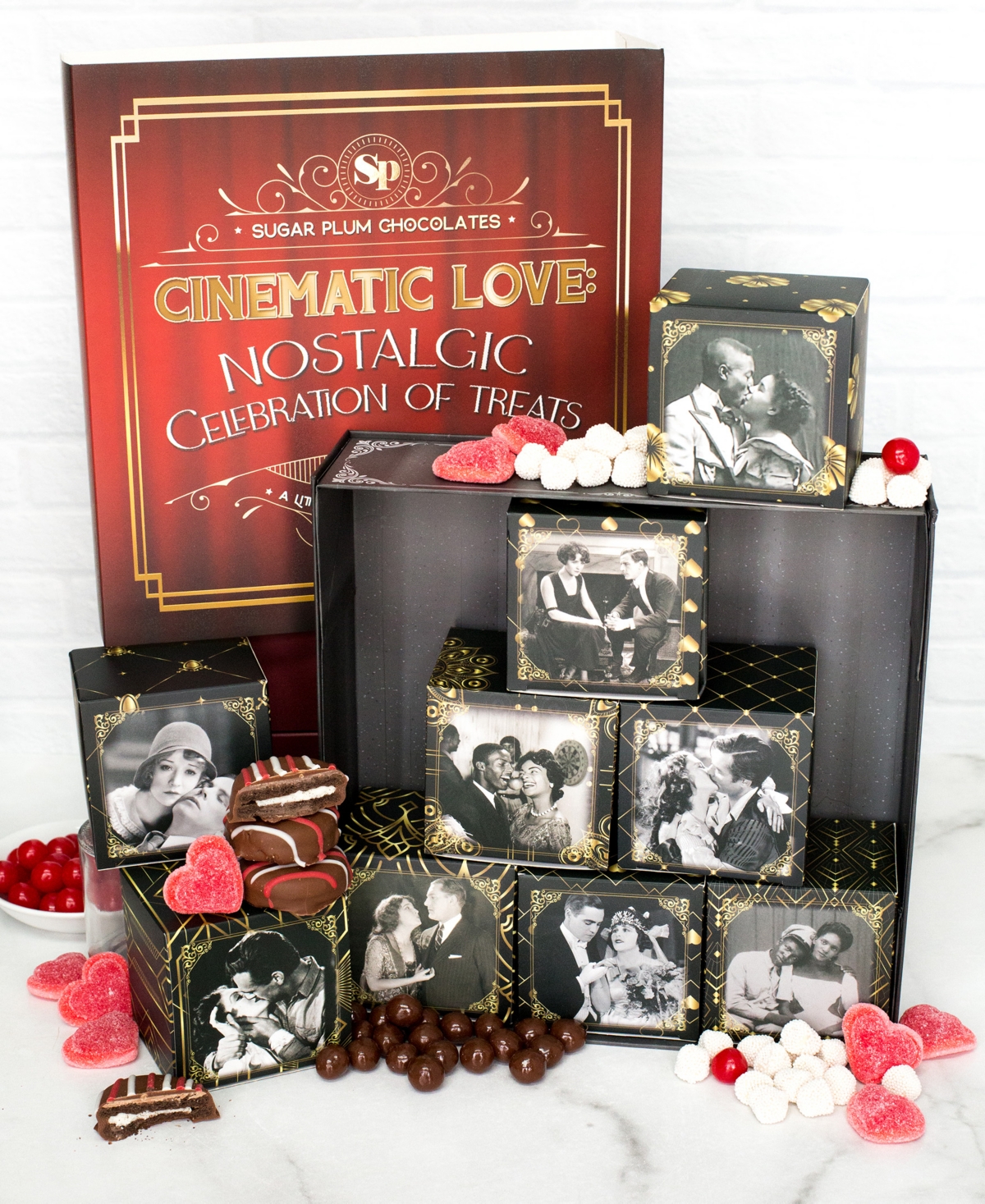 Sugar Plum Chocolates Cinematic Love: Nostalgic Celebration Of Treats, 9 Boxes In No Color