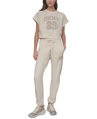 Pantaloni Jogger Donna DKNY Sport | Modello Relaxed Con Pannello Laterale, Vita Elastica, Tasche - 5