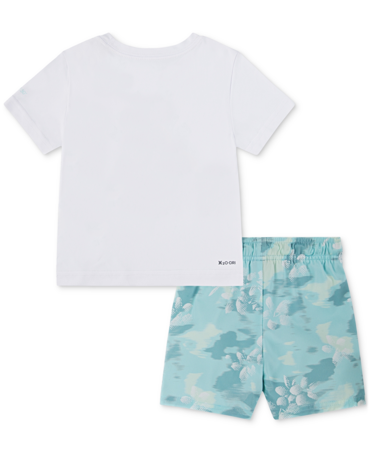 Hurley Little Boys Osaka Swim Top & Shorts, 2 Piece Set In Mint Candy