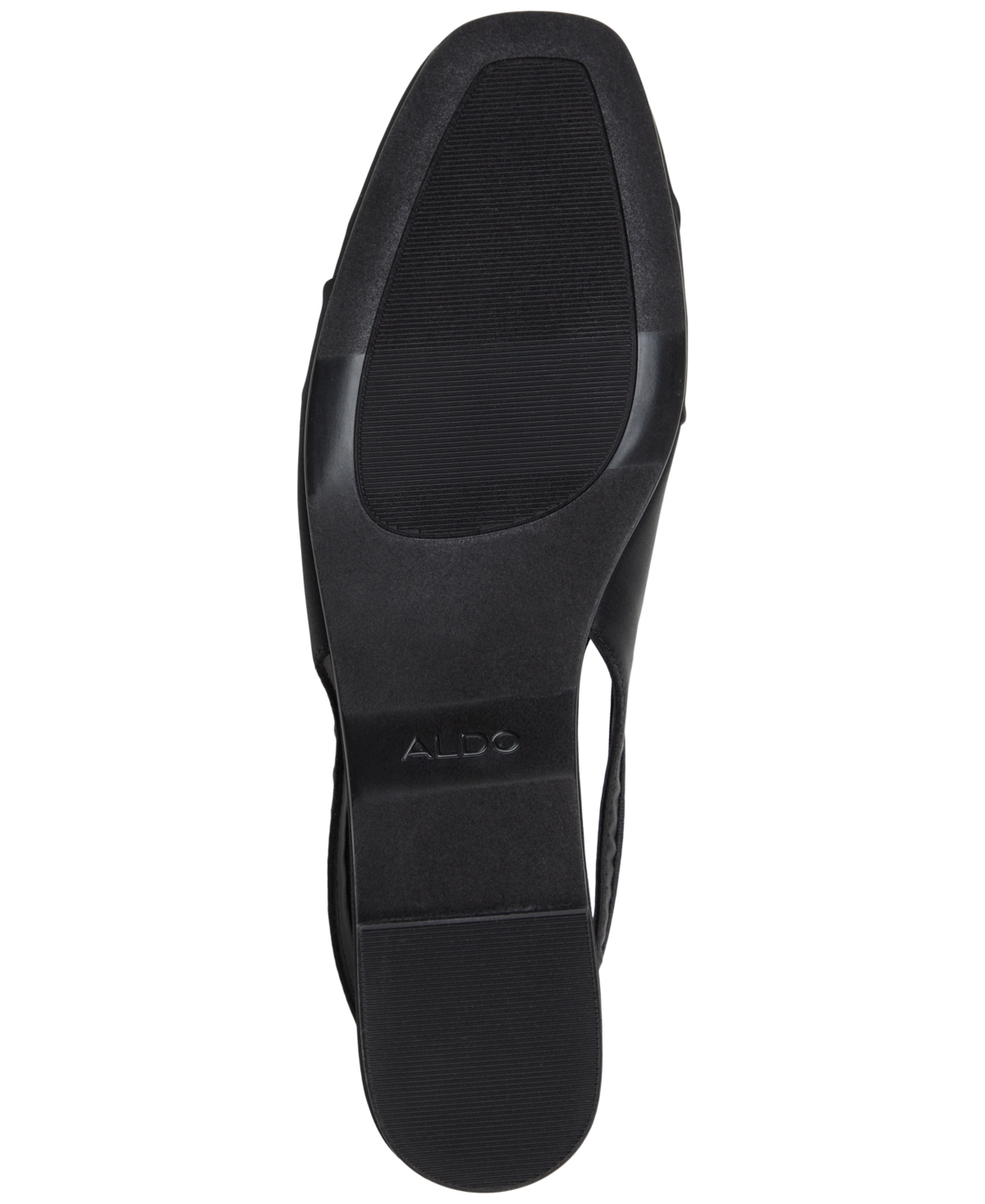 Shop Aldo Women's Arlet Slingback Flats In Black Satin