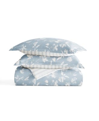 Utra Soft Reversible 3-Pc. Duvet Cover Set, Full/Queen