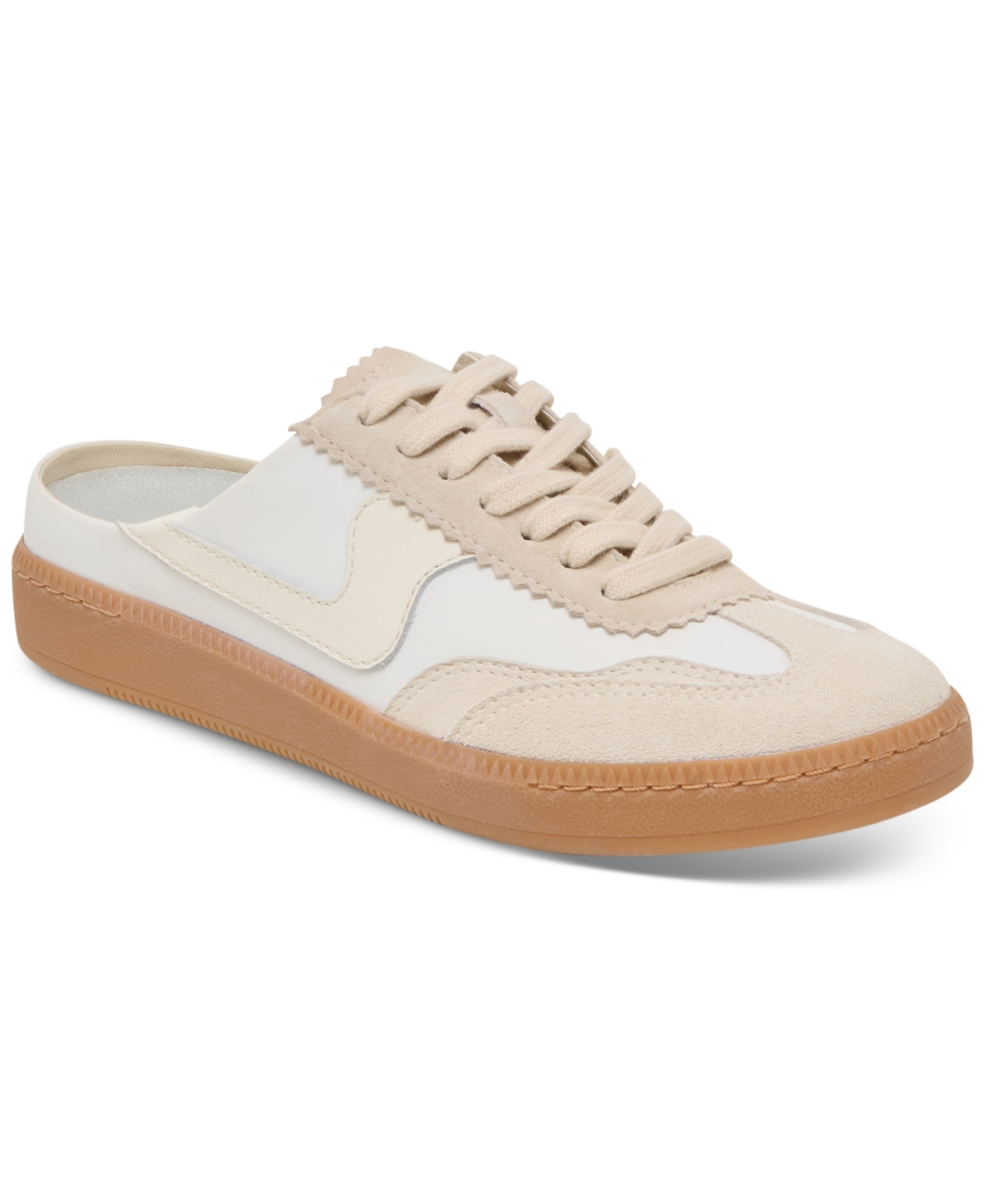 Dolce Vita Notice Mule Sneaker In Ivory Multi Suede