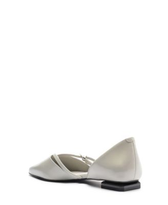 Women's Rue Buckle Pointed Toe Flats