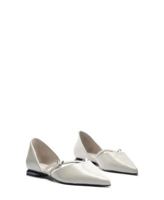 Women's Rue Buckle Pointed Toe Flats