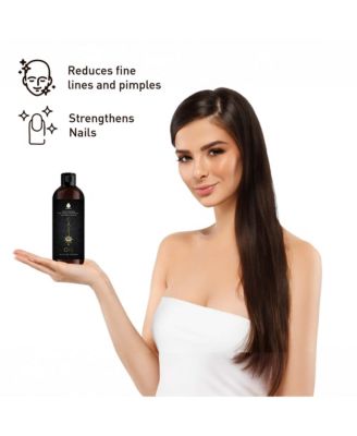 Hair Strengthening Bundle: Fractionated Coconut Oil, One-Step Hair Dryer & Volumizer Brush, and Cold-Pressed Castor Oil