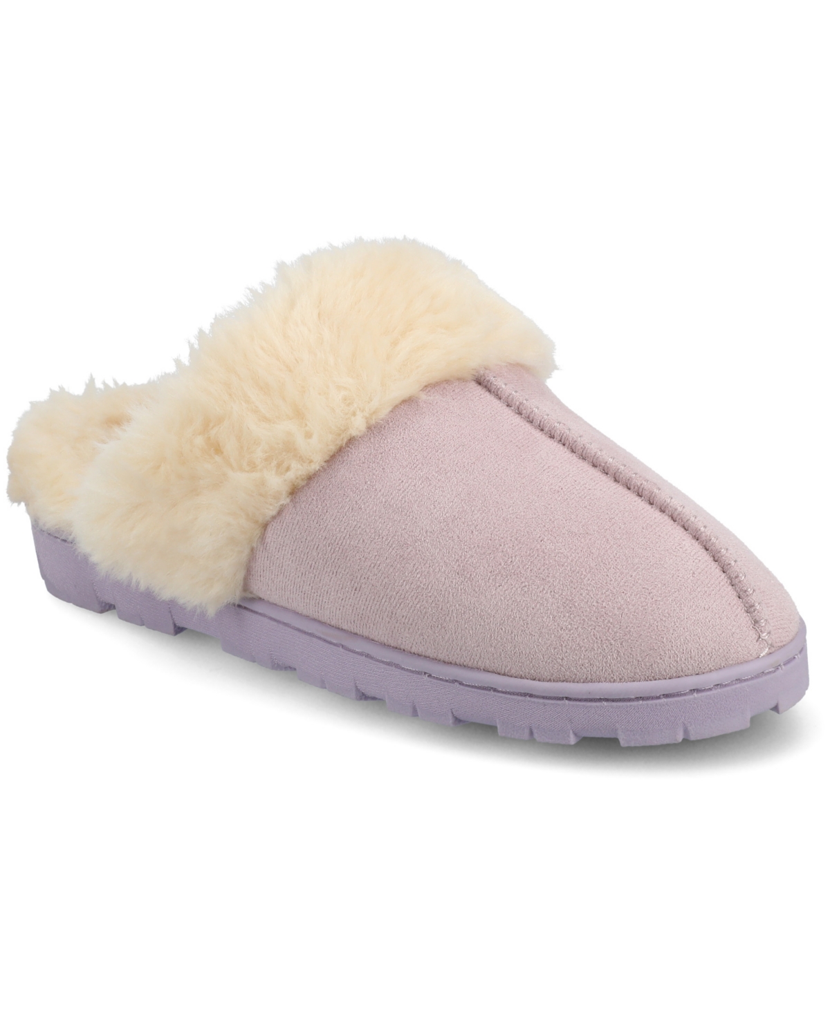 Journee Collection Women's Kalli Round Toe Slippers In Lilac