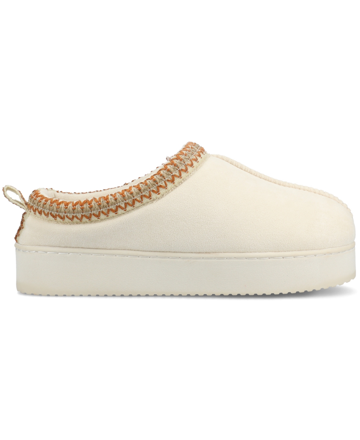 Journee Collection Women's Connway Round Toe Slippers In Cream