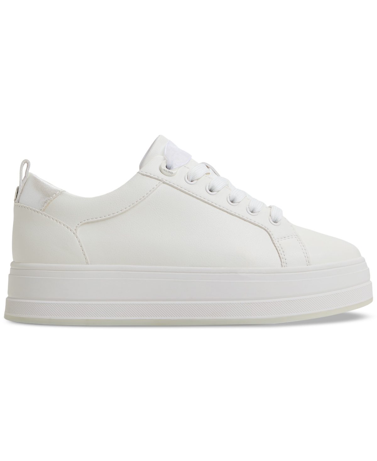 Shop Aldo Women's Chiccomfort Lace-up Sneakers In White