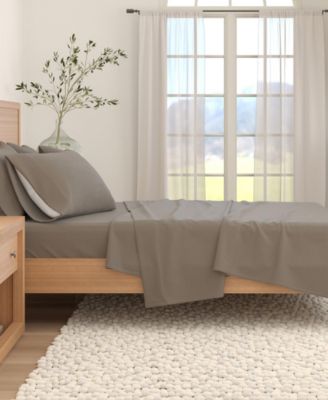 Turkish Cotton Double-Brushed Printed Flannel Bed Sheet Set