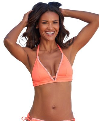 Women's Plunge Triangle Bikini Swimsuit Top Bra Sizing