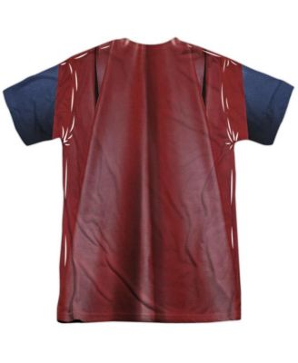 Mens Uniform (Front/Back Print) Short Sleeve Adult Poly Crew Tee / T-Shirt