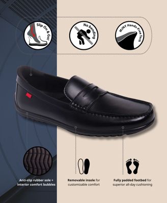 Men's John Street Hands-Free Slip On Technology Penny Loafers