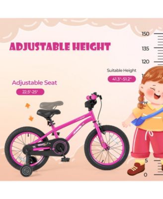 Kids Bike Sport Bicycle for 4-7 Years Old with Adjustable Seat, Reflectors, and Training Wheels for a Safe and Fun Ride