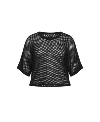 Women's Crochet Knit Top