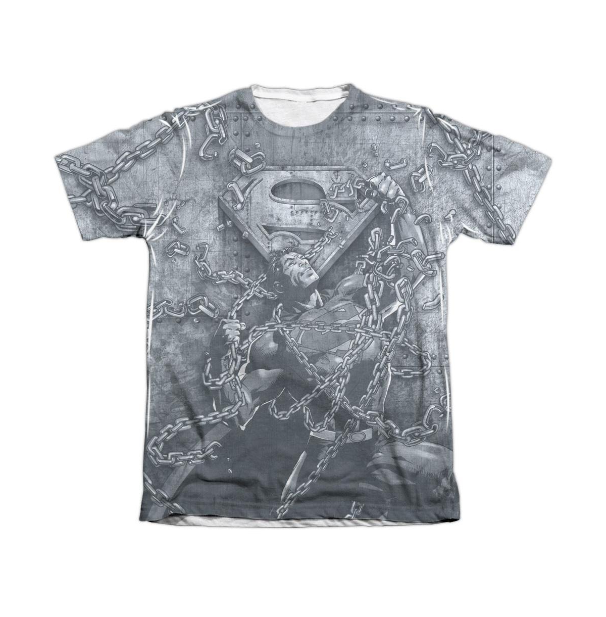 Mens Breaking Free Adult Poly/Cotton Short Sleeve Tee / T-Shirt - White