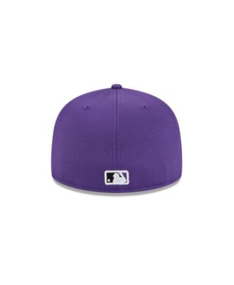Men's Purple Colorado Rockies 2025 Spring Training 59FIFTY Fitted Hat
