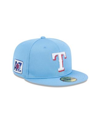 New Era - Men's Light Blue Texas Rangers 2025 Spring Training 59FIFTY Fitted Hat