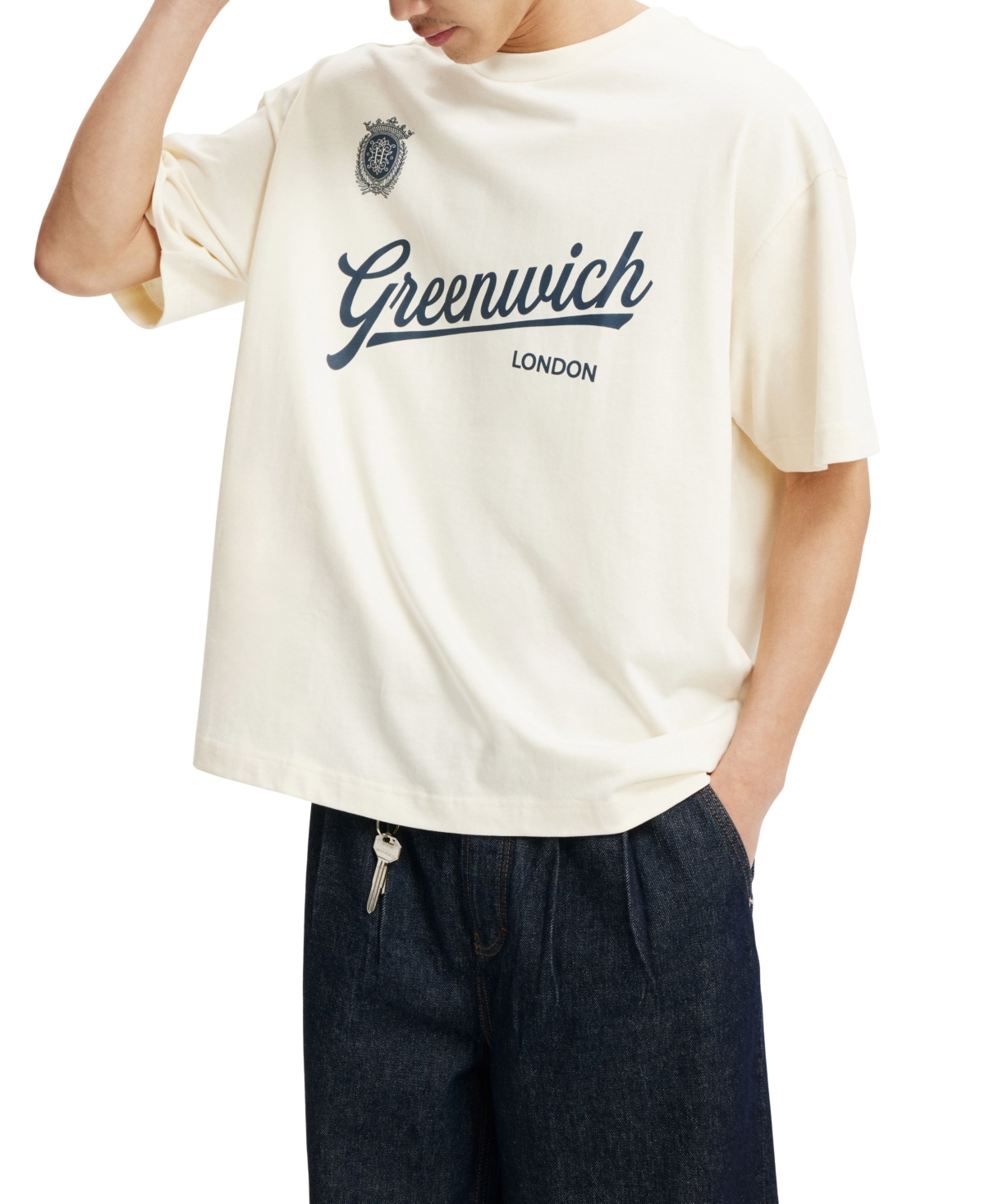 COTTON ON MEN'S BOX FIT GRAPHIC T-SHIRT 