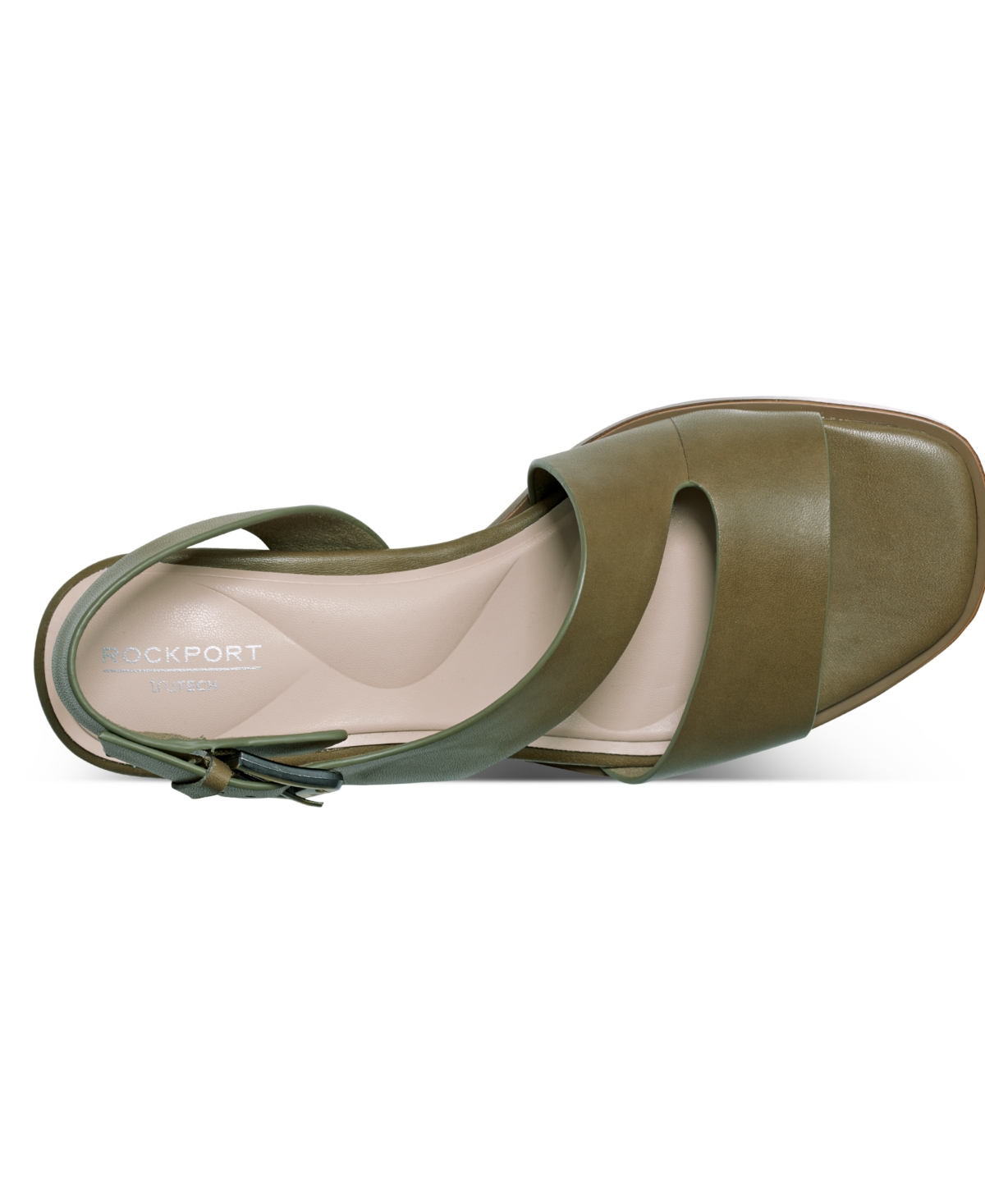 ROCKPORT WOMEN'S HENNLY SQUARE TOE DRESS SANDALS 