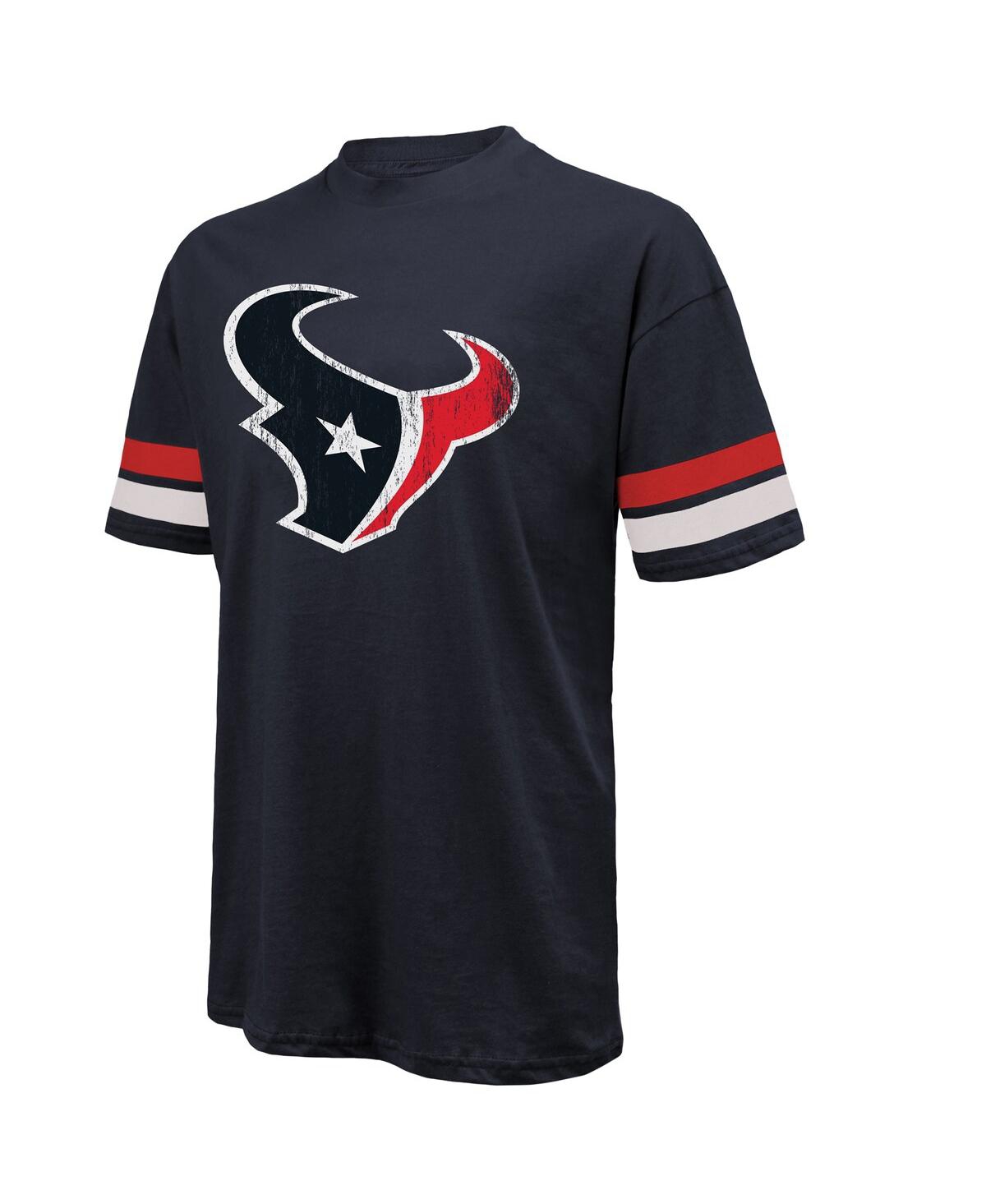 Majestic Threads Men's C.j. Stroud Navy Houston Texans Oversized Name Number T-shirt In Navy