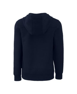 Men's Navy Los Angeles Dodgers Roam Tri-Blend Half-Zip Hoodie