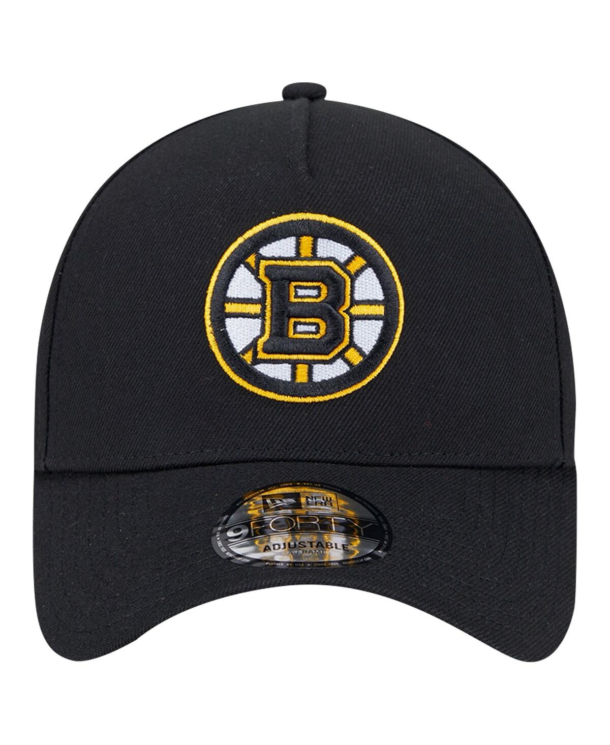 New Era Boston Bruins  Bruins 9forty A-frame Primary Cap In Black