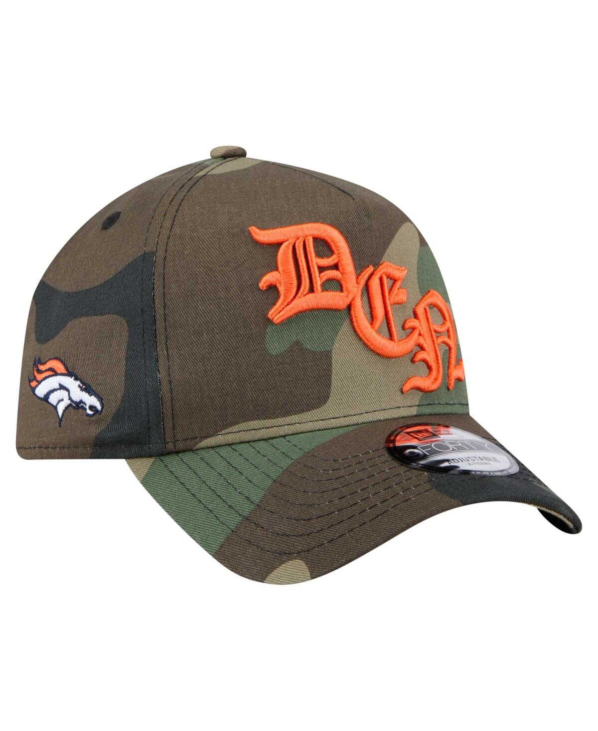NEW ERA MEN'S CAMO DENVER BRONCOS MYSTIC CAMO A-FRAME 9FORTY ADJUSTABLE HAT 