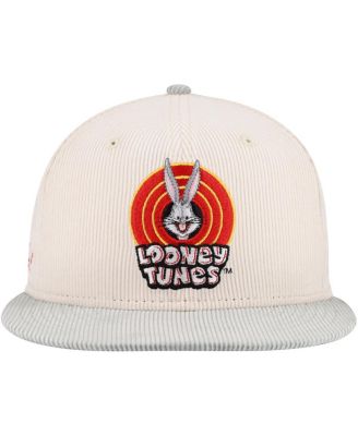 Men's Cream Looney Tunes 9FIFTY Corduroy Snapback Hat