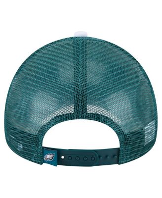 Toddler Midnight Green Philadelphia Eagles Sport Night Color Block 9FORTY A-Frame Trucker Adjustable Hat