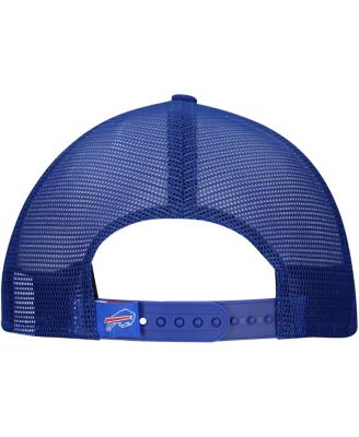 Men's White/Royal Buffalo Bills Distressed 9FIFTY A-Frame Snapback Hat