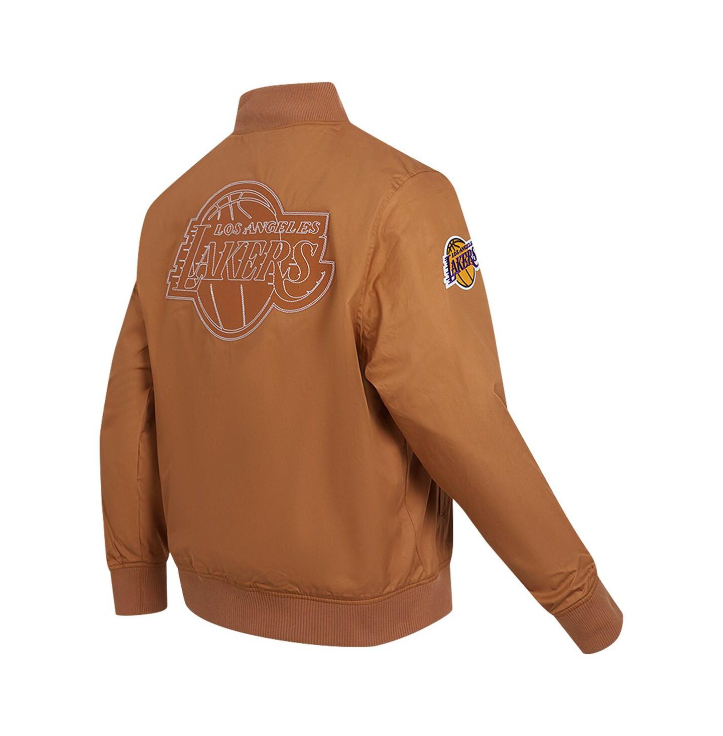 Мужская куртка Pro Standard Brown Los Angeles Lakers Paint The City Full-Zip — фото 3