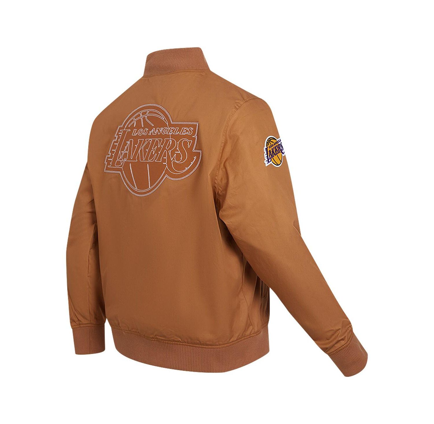 Men's Brown Los Angeles Lakers Paint The City Full-Zip Jacket