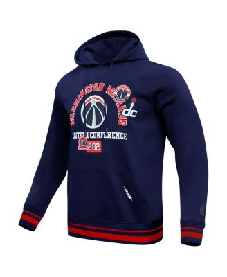 Men's Navy Washington Wizards Area Code Pullover Hoodie
