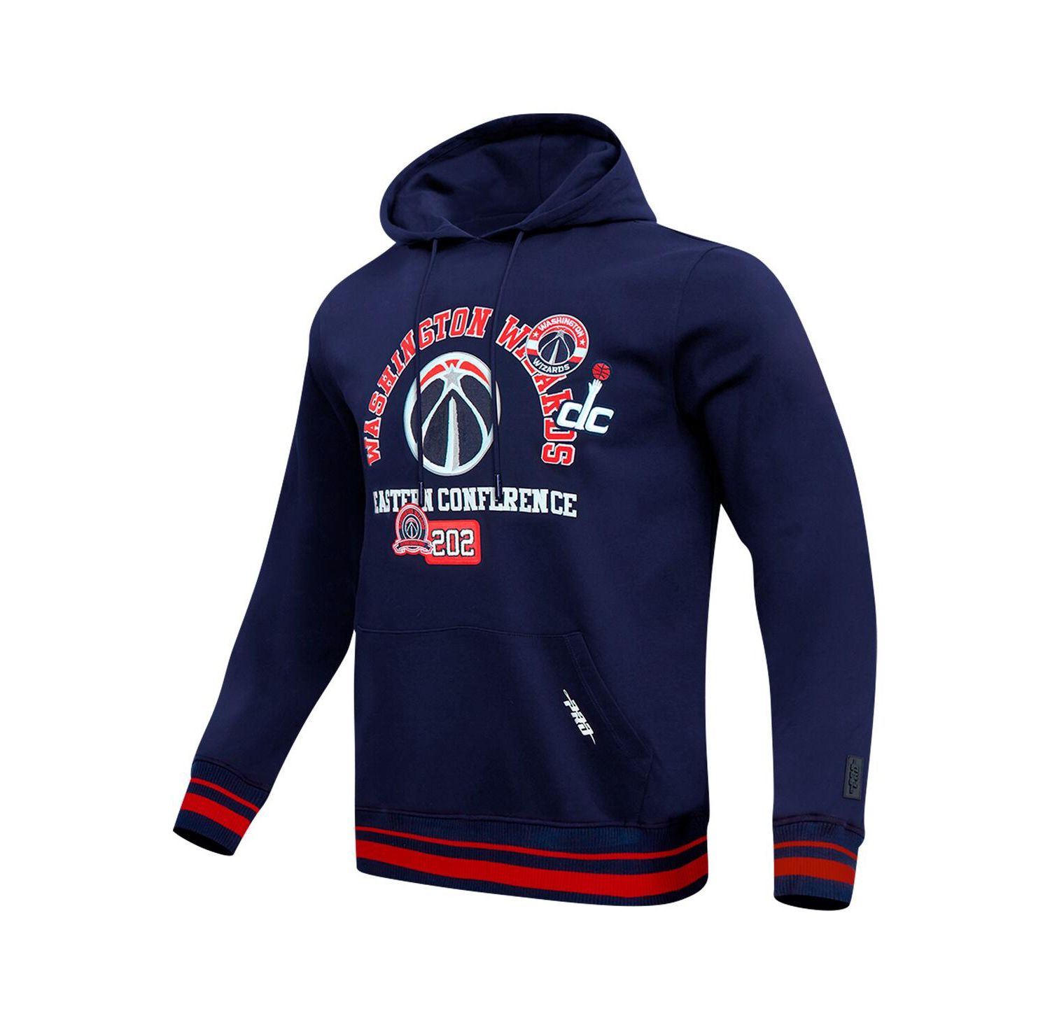 Men's Navy Washington Wizards Area Code Pullover Hoodie