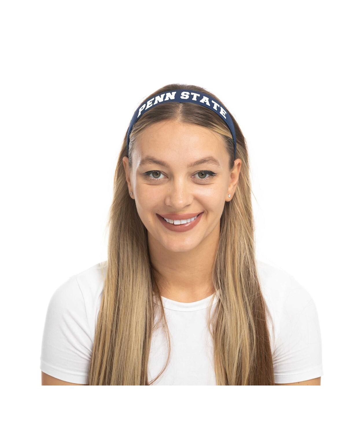 ZOOZATZ NAVY PENN STATE NITTANY LIONS HARD HEADBAND 