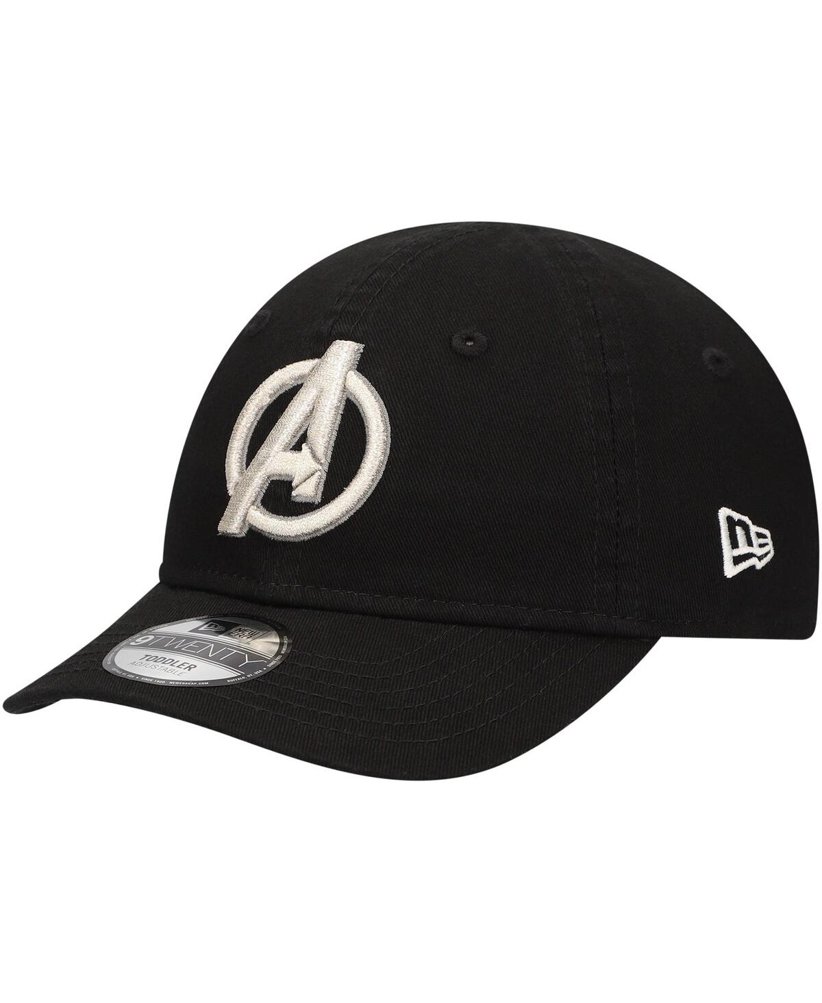 New Era Toddler Black The Avengers 9twenty Adjustable Hat In Black