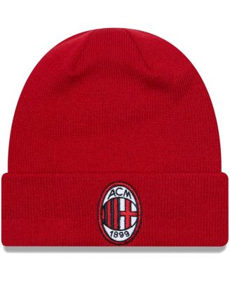 New Era - Men's Red AC Milan Core Cuffed Knit Hat