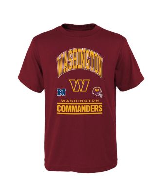 Outerstuff - Big Boys and GIrls Burgundy Washington Commanders BusinessT-shirt