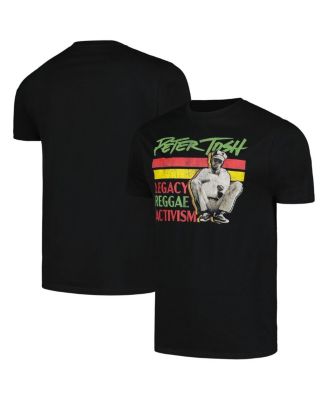 American Classics - Men's and Women's Black Peter Tosh Legacy Reggae Activism Graphic T-Shirt