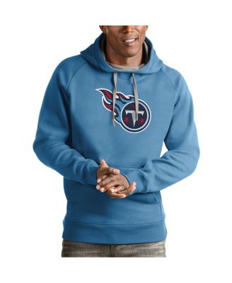 Antigua - Men's Light Blue Tennessee Titans Victory Pullover Hoodie