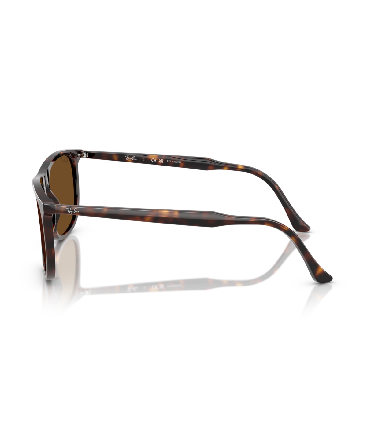 Ray Ban Unisex Polarized Sunglasses, Rb2216 In Havana