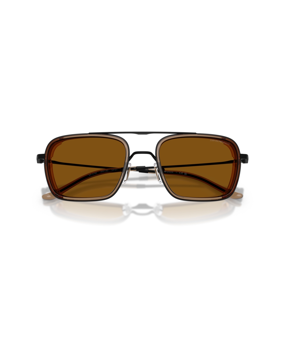 Emporio Armani Men's Large Sunglasses, Ea2162 In Matte Black