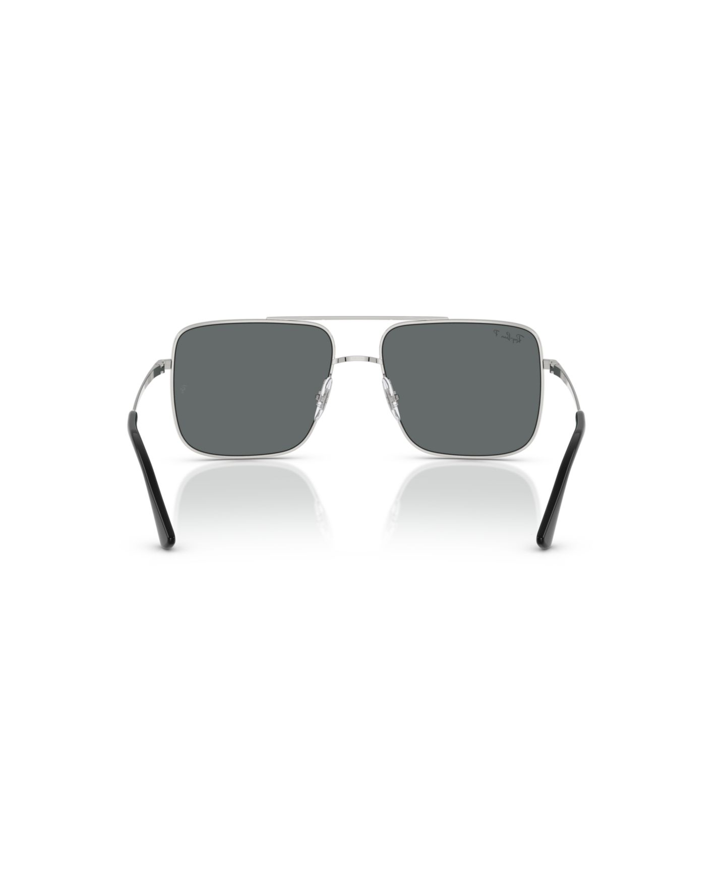 Солнцезащитные очки Ray-Ban Unisex Polarized Sunglasses, RB3758, цвет: Блестящий серебряный — фото 3