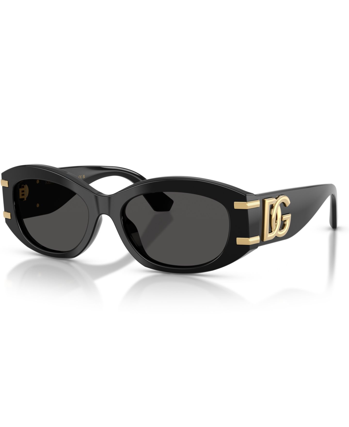 Женские солнцезащитные очки Dolce&Gabbana Large Sunglasses, DG4502, цвет: Чёрный — фото 1