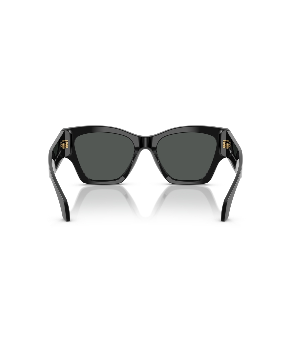 Versace Ve4492u Square Logo-print Sunglasses In Black