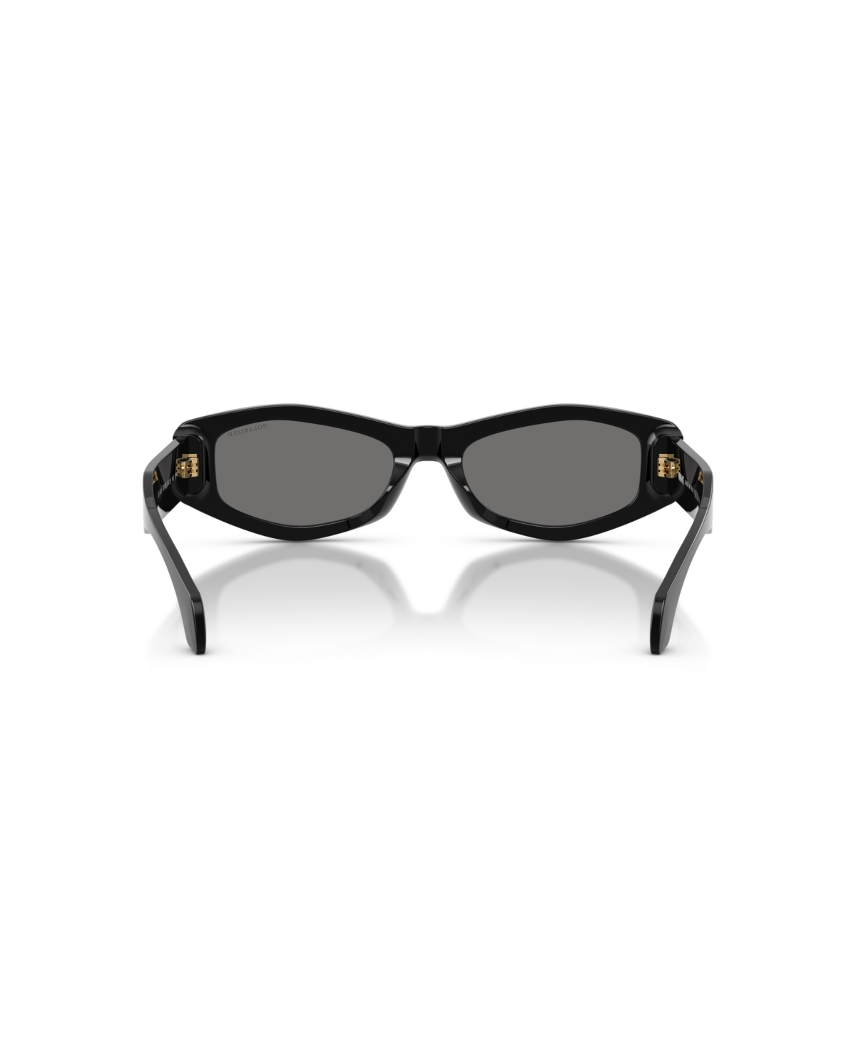 Versace 54mm Irregular Sunglasses In Black