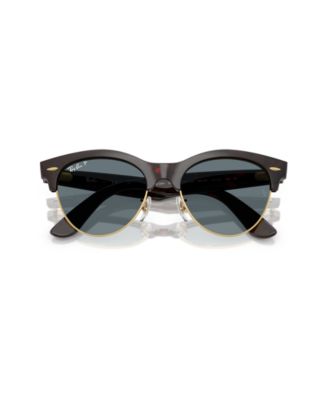 Unisex Clubmaster Way Polarized Sunglasses, RB2341