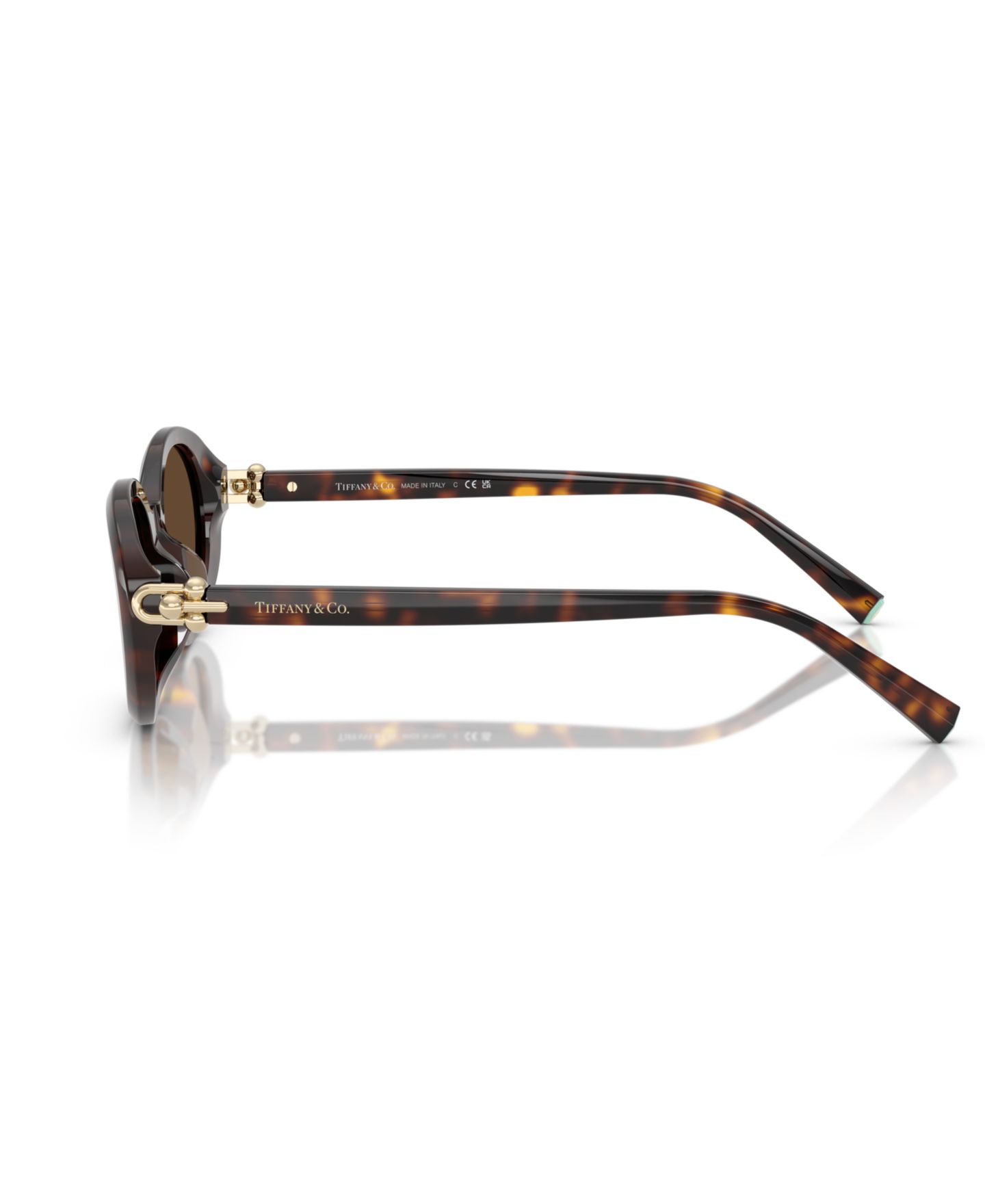 Женские солнцезащитные очки Tiffany & Co. Standard Sunglasses, TF4242D, цвет: Гавана — фото 4